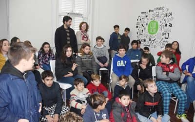 MATEO SALVATTO OFRECIÓ DOS TALLERES DE ROBÓTICA A SALA LLENA