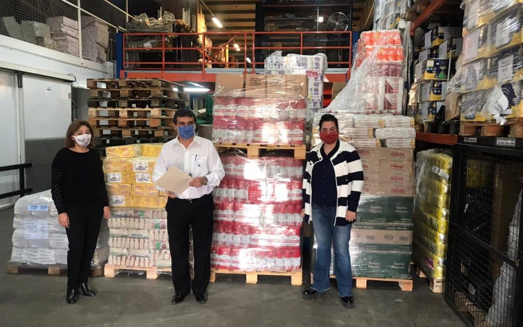 LA ANÓNIMA HIZO OTRA DONACIÓN AL MUNICIPIO EN PRODUCTOS DE PRIMERA NECESIDAD PARA COLABORAR EN LA AYUDA ALIMENTARIA