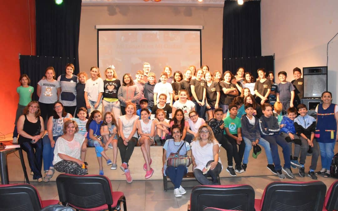 ESTÁ CERRANDO HOY EL PROYECTO “MI ESCUELA EN MI CIUDAD” EN TRES TURNOS CON DIFERENTES ESCUELAS E INSTITUCIONES