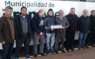 FERNÁNDEZ RECIBIÓ HOY (VIERNES) EL NUEVO MICRO MUNICIPAL, QUE REALIZARÁ SU PRIMER VIAJE EL DOMINGO 14 DE JULIO