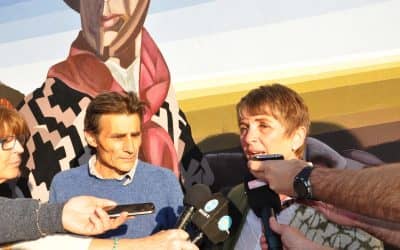 Circuito muralístico: se puso en valor una obra de Ignacio Ribelotta