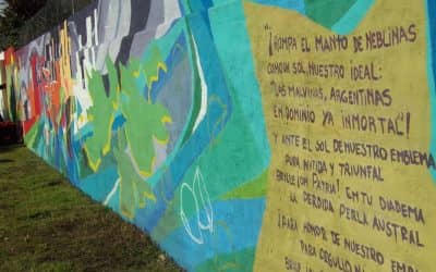 Inició el taller de Muralismo en la Escuela Municipal de Beruti