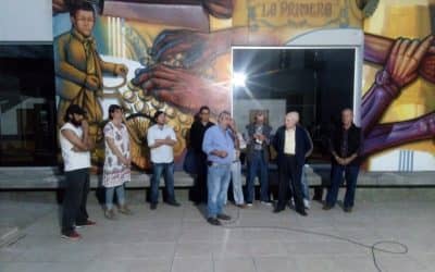 LA HISTORIA DE LA COMPAÑÍA “LA PRIMERA” Y EL HOMENAJE A SUS EMPLEADOS VIVEN EN UN MURAL EN EL CENTRO CÍVICO