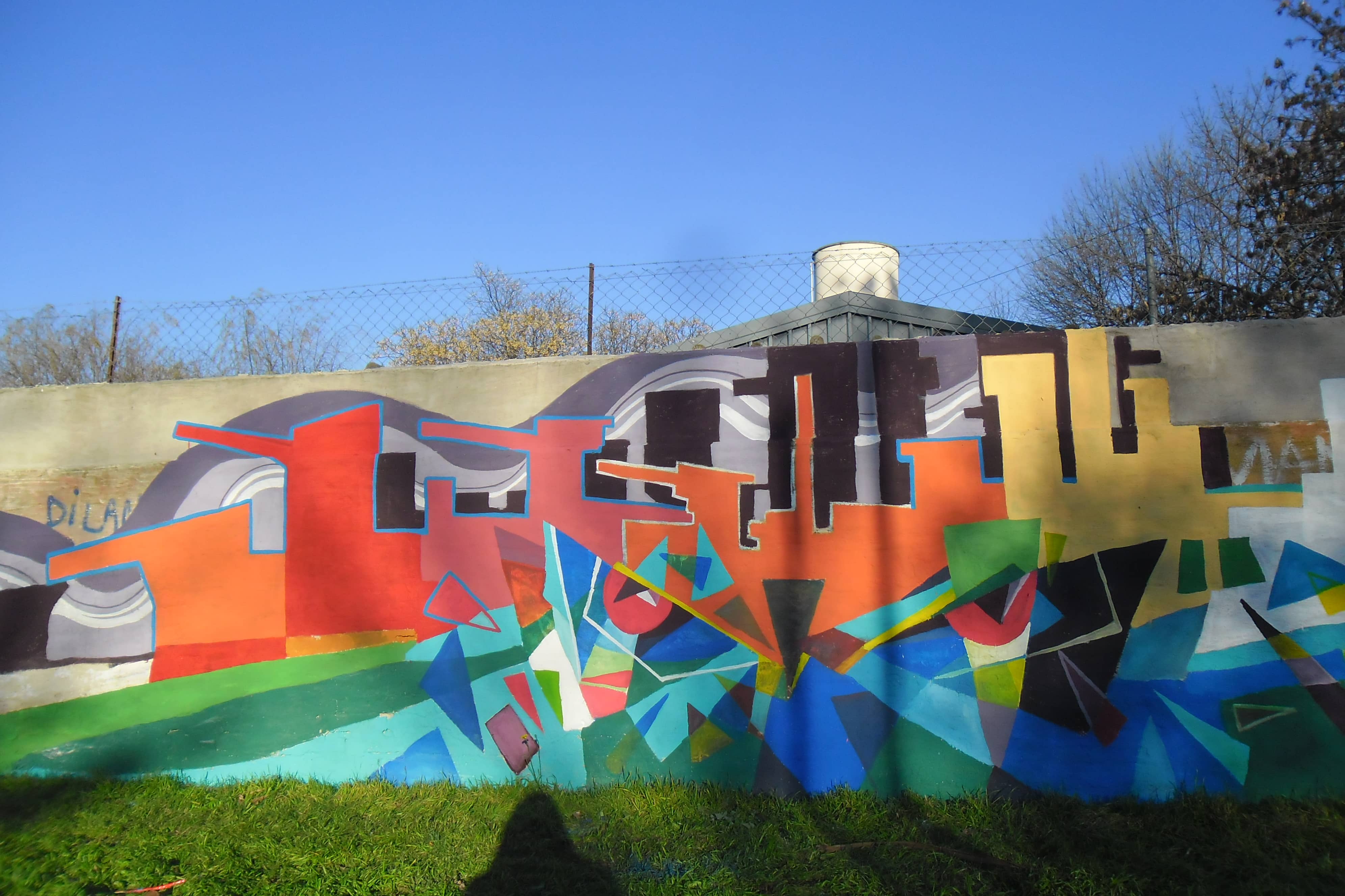 Se restaura el mural de la Plazoleta del Barrio El Ceibo