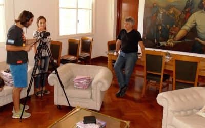 La Provincia filma un documental sobre la ciudad de los murales