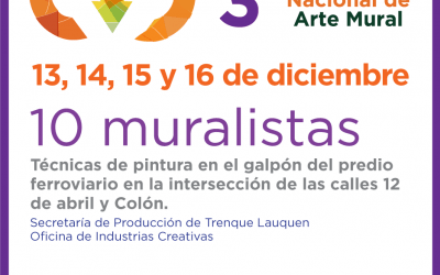 MAÑANA (VIERNES) EN EL GALPÓN DE LAS MOTOS ANTIGUAS COMIENZA EL III ENCUENTRO NACIONAL DE ARTE MURAL