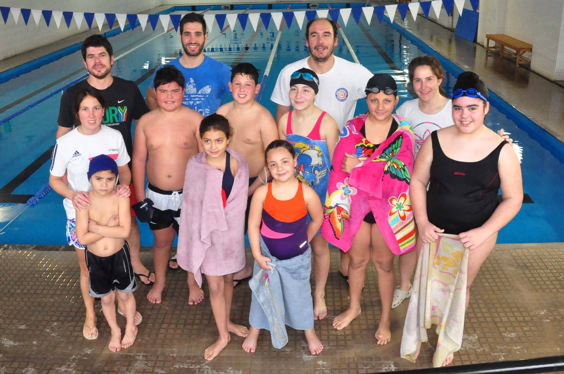 Se realizó hoy un torneo de Natación para chicos y chicas