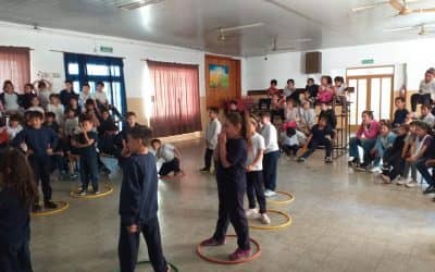 EL CAPS INDIO TROMPA PARTICIPÓ DE ACTIVIDADES FÍSICAS Y DE ALIMENTACIÓN SALUDABLE EN LA ESCUELA Nº 1