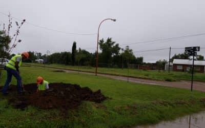 EMPEZO LA OBRA DE GAS EN EL BARRIO PARQUE SUR, TRAS GESTIONES DE VECINOS Y UN CONVENIO MUNICIPIO-CAMUZZI