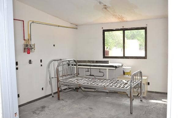 Trabajos en la Unidad Coronaria del Hospital