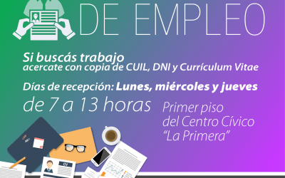 Nuevas búsquedas laborales disponibles en la Oficina de Empleo