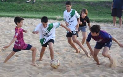 OLIMPÍADAS DEL REENCUENTRO: HOY (JUEVES) DARÁ EL PRIMER PUNTAPIÉ EL FÚTBOL BEACH FEMENINO EN EL POLIDEPORTIVO