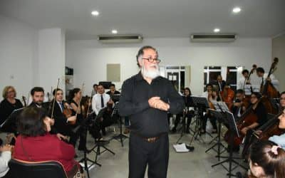 LA ORQUESTA SINFÓNICA MUNICIPAL OFRECIÓ UN CONCIERTO EN LA ESCUELA DE MÚSICA ANTE UN AUDITORIO COMPLETO