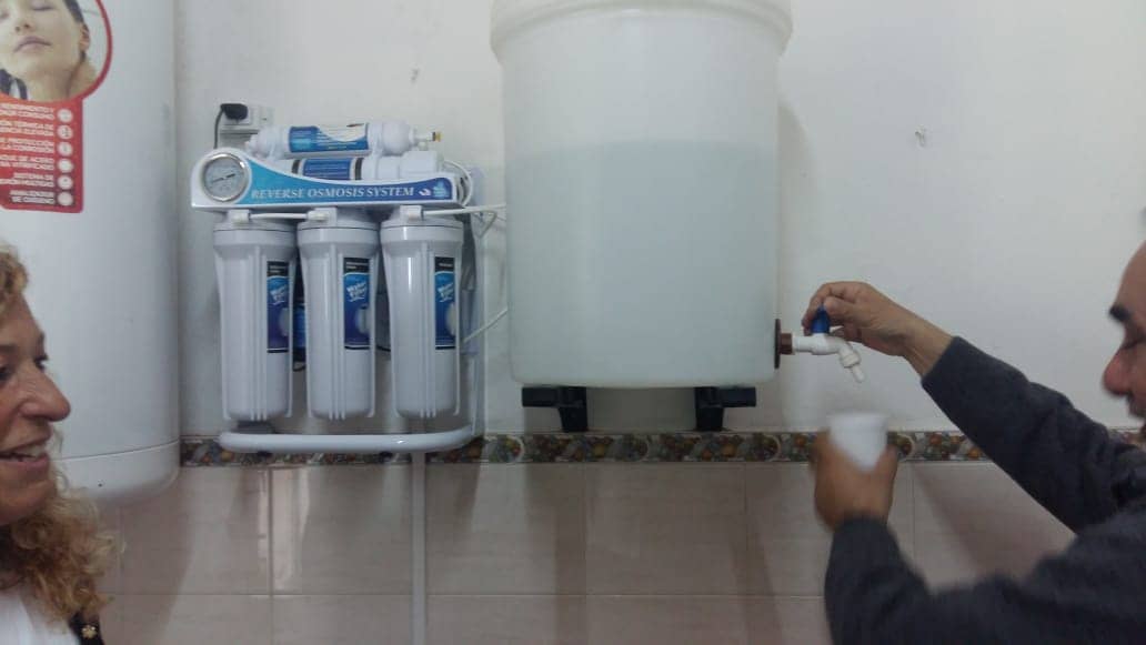 LA EP N°19 DE LA ZANJA YA DISFRUTA DE UNA INICIATIVA COMPARTIDA: AHORA TIENE PLANTA DE OSMOSIS INVERSA