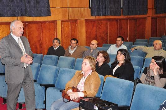 Funcionarios se reunieron por el PP