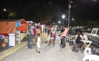 Patio de comidas este miércoles (20) en la Estación