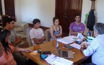 Fernández se reunió con operarios del Estacionamiento Medido