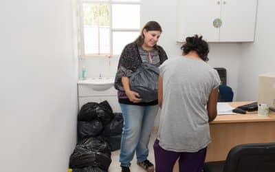 Se entrega mercadería del Plan Alimentario Municipal