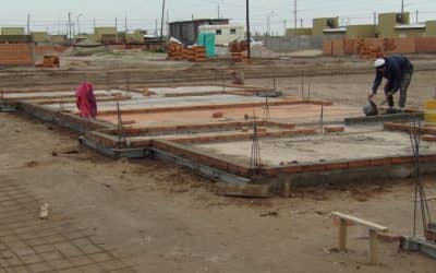 FINALIZARON LAS PLATEAS DE LAS PRIMERAS 20 VIVIENDAS SOCIALES