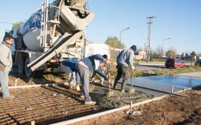 Se construyen dos plazoletas en el Barrio La Lonja