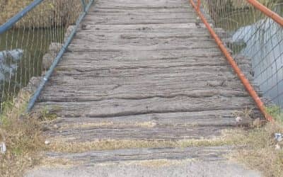 FUE REPARADO EL PUENTECITO DEL PARQUE MUNICIPAL CONRADO VILLEGAS, QUE HABÍA SIDO BLANCO DE UN ACTO DE VANDALISMO