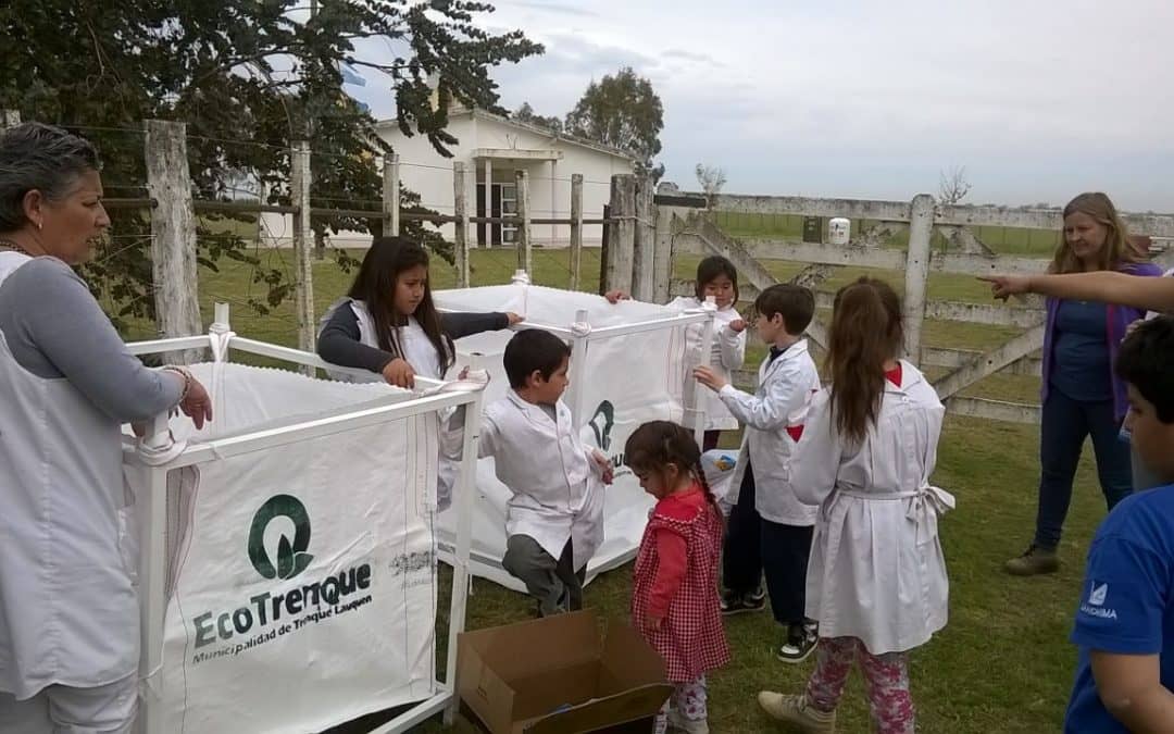 Se instaló un nuevo Punto Limpio en una Escuela Rural