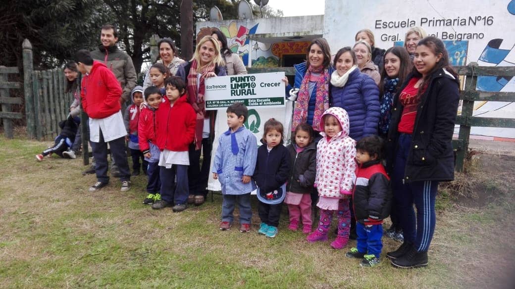 Se inauguró un Punto Limpio en la escuela de Las Guasquitas