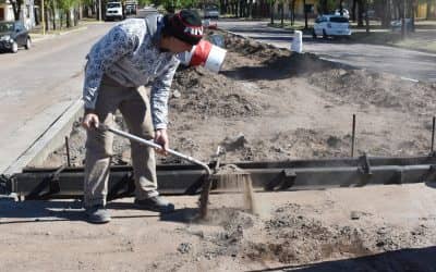 ENSANCHAN LA RAMBLA DE AVELLANEDA/AMEGHINO, EN EL CRUCE CON LAS VÍAS, PARA UN MEJOR ORDENAMIENTO DEL TRÁNSITO