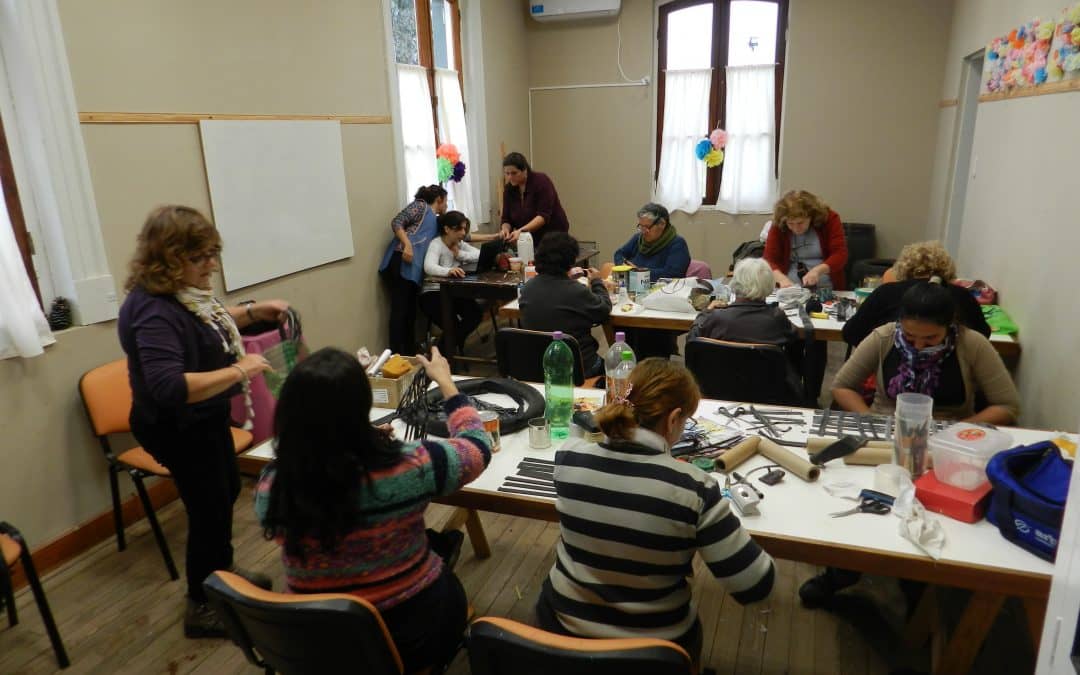 Se realizó un taller de reciclado en Beruti