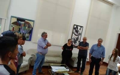 EL INTENDENTE RECONOCIÓ EL DESEMPEÑO DE LOS CHICOS QUE PRACTICAN VOLEY Y TAEKWONDO EN DOS BARRIOS