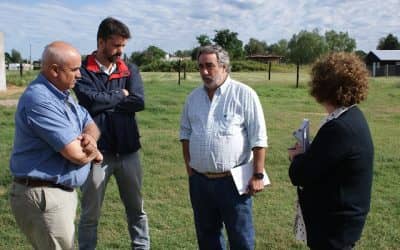 Fernández recorrió obras en marcha en 30 de Agosto