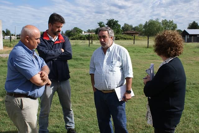 Fernández recorrió obras en marcha en 30 de Agosto