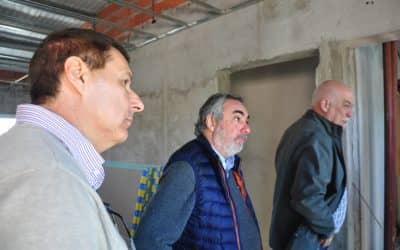 Fernández y Casaprima recorrieron el Hospital y proyectaron la obra de la Guardia e Imágenes