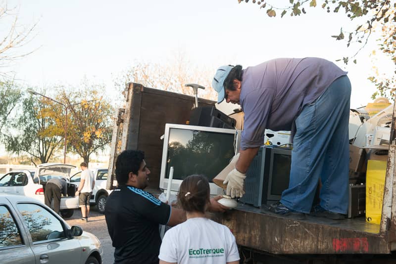 Se realizó con éxito la segunda jornada de recepción de residuos electrónicos