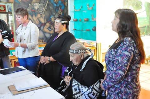 El Municipio entregó los restos de caciques a la comunidad Cacique Pincén