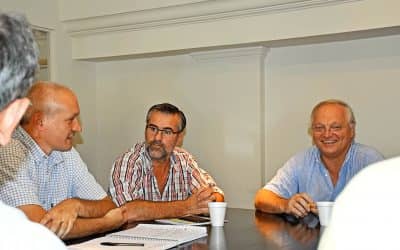 Autoridades provinciales comprometieron gestiones para que la empresa contratista repare las veredas