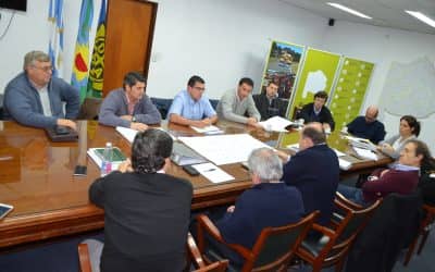 El Municipio se reunió con vialidad por el ingreso de agua hacia la Provincia