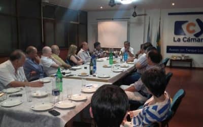 El Intendente se reunió con la comisión directiva de la Cámara de Comercio