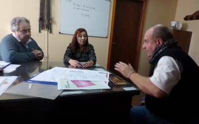 Ferster y Pérez recibieron al Director de Emergencias de Provincia