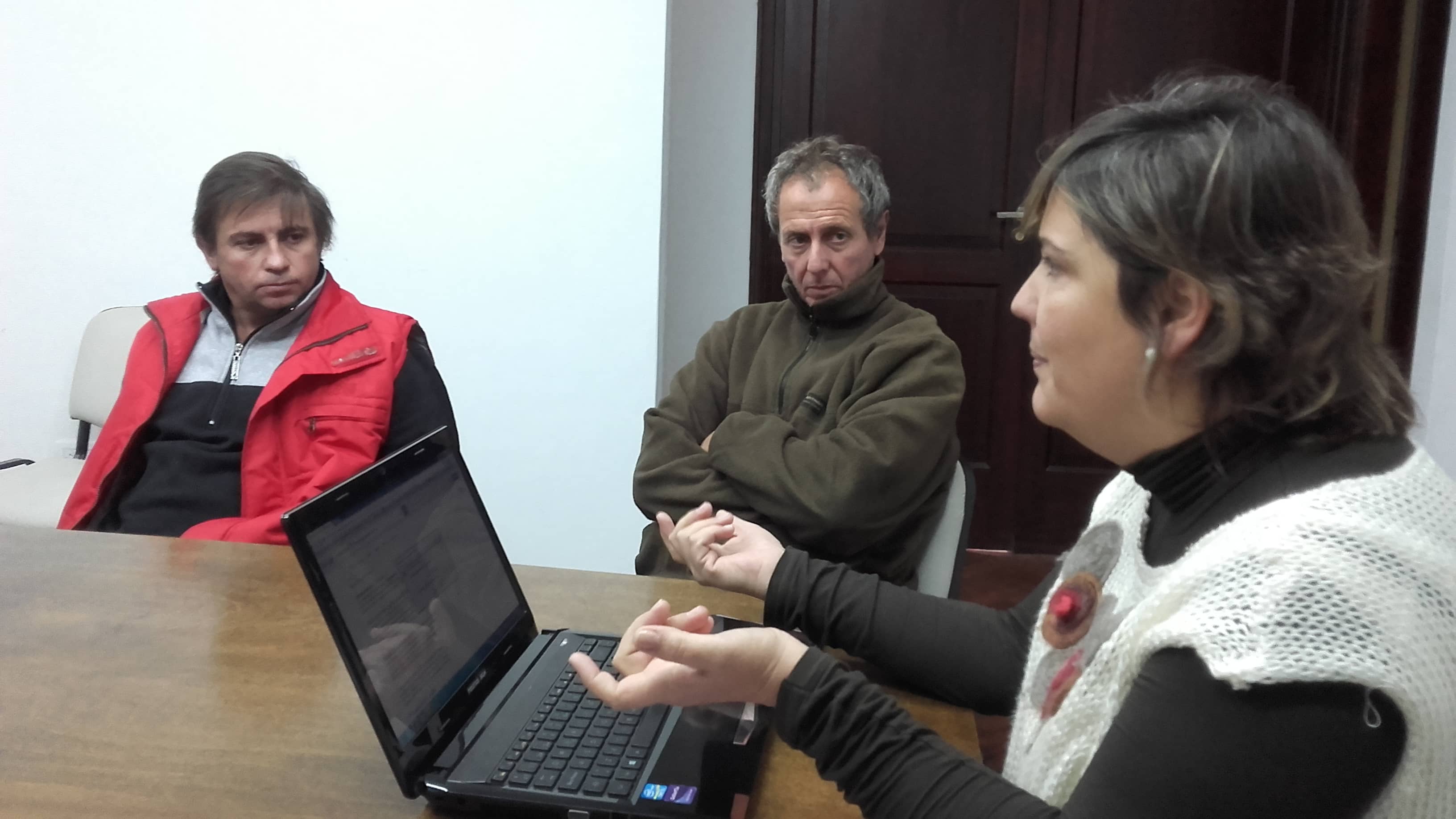 Fabris se reunió con propietarios de cabañas y agencias de viaje