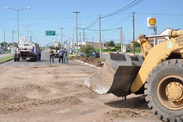 El Municipio construye dos rotondas