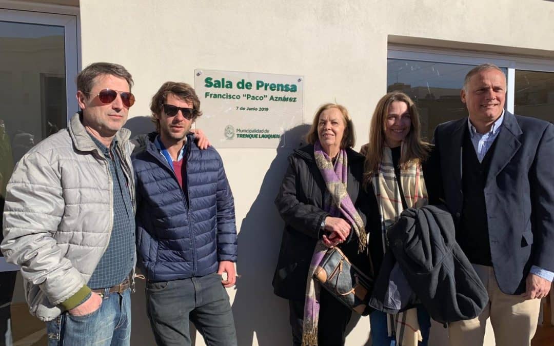 EN EL DÍA DEL PERIODISTA, EL MUNICIPIO INAUGURÓ LA SALA DE PRENSA Y LE IMPUSO EL NOMBRE “FRANCISCO PACO AZNAREZ”