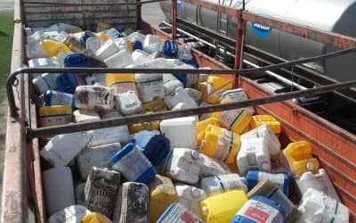 Secuestro de un camión con bidones de agroquímicos en Siete Primos