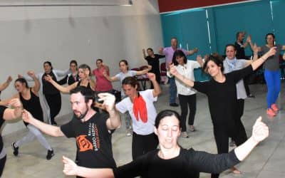 MÁS DE 100 PERSONAS PARTICIPARON EN TRENQUE LAUQUEN DEL SEMINARIO DE DANZAS QUE OFRECIERON HUGO Y DIEGO JIMÉNEZ