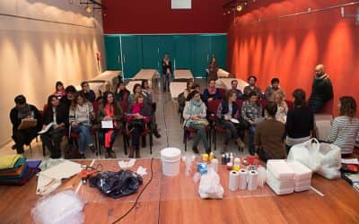 Continúa hoy el taller de diseño y estampado textil en la Casa de la Cultura