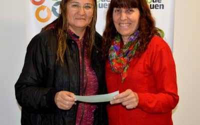 Entrega de subsidios a mujeres autoconvocadas y grupo de teatro Expresarte
