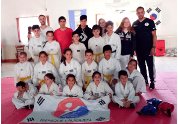 ALUMNOS DE TAEKWONDO OLÍMPICO PARTICIPARON EL DOMINGO DE UN ENCUENTRO REGIONAL EN LA CIUDAD DE MONES CAZÓN