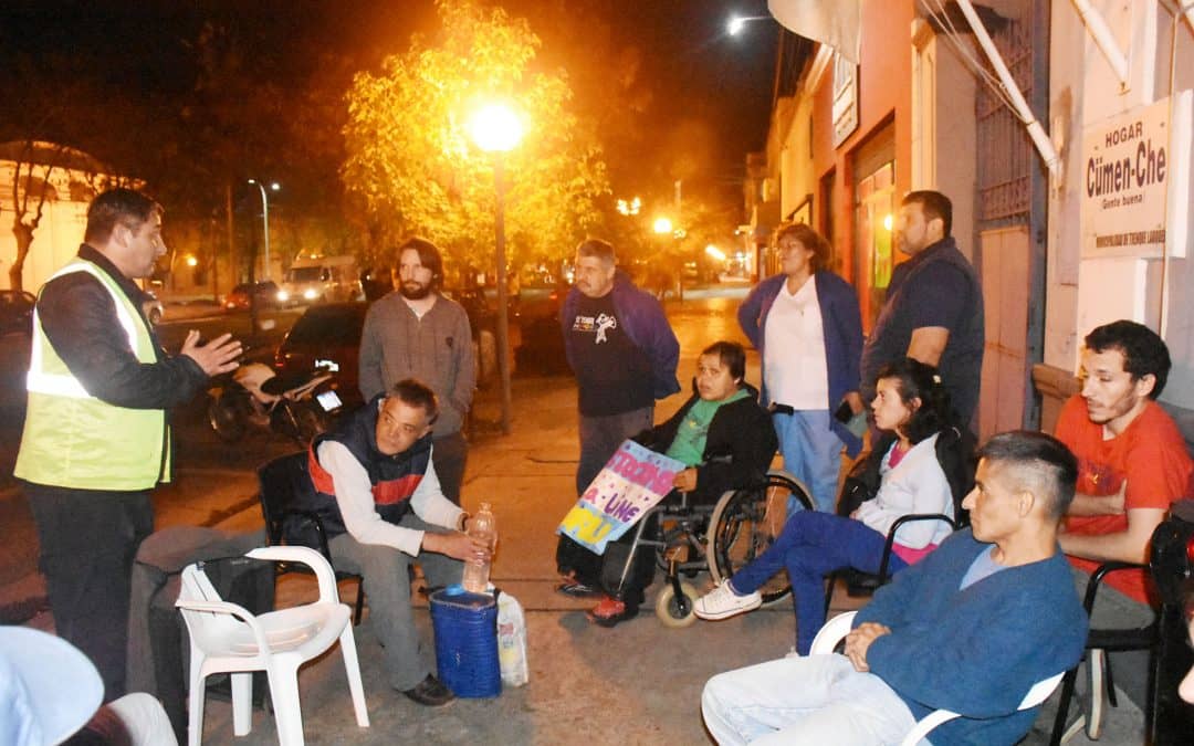 Un Taller para que se respete el estacionamiento en el “Cumen Che”