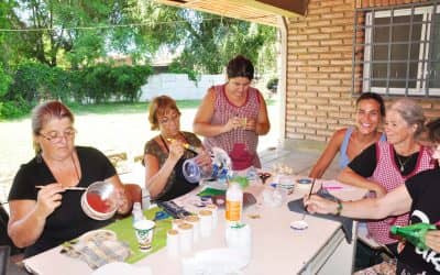 Taller sustentable en el CAPS Ameghino