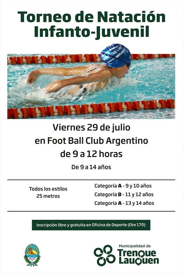 Torneo de Natación infanto juvenil